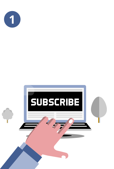 Click subscribe to select your subscription package.